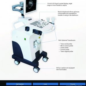 DW-350 TROLLEY BLACK AND WHITE ULTRASOUND DIAGNOSTIC SYSTEM