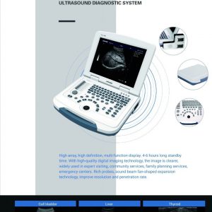 DW-580 LAPTOP BLACK AND WHITE ULTRASOUND DOAGNOSTIC SYSTEM