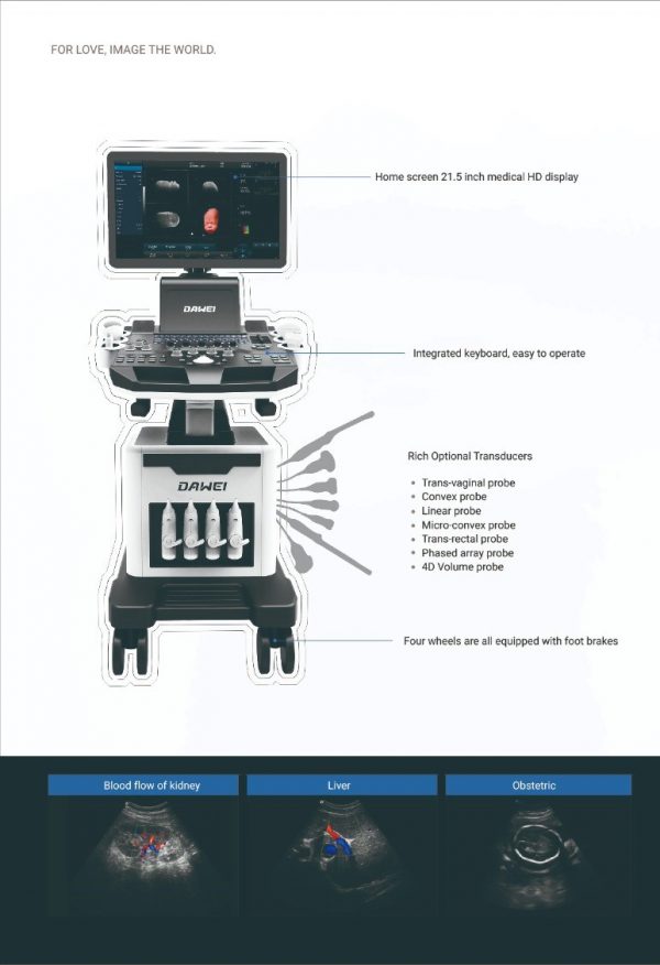 DW-F5PRO 3D/4D/5D TROLLEY COLOR ULTRASONIC DIAGNOSTIC APPARATUS