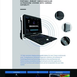 DW-P8 PORTABLE, REBOUST CARDIOVASCULAR ULTRASOUND SYSTEM WITH CARDIAC CAPABILITY