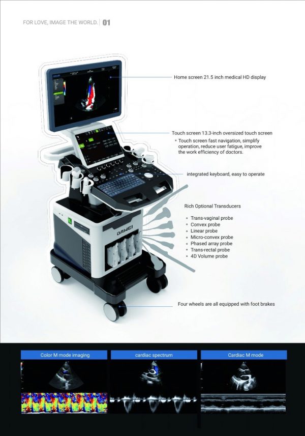 DW_T8 Professional cardiac ultrasound machine